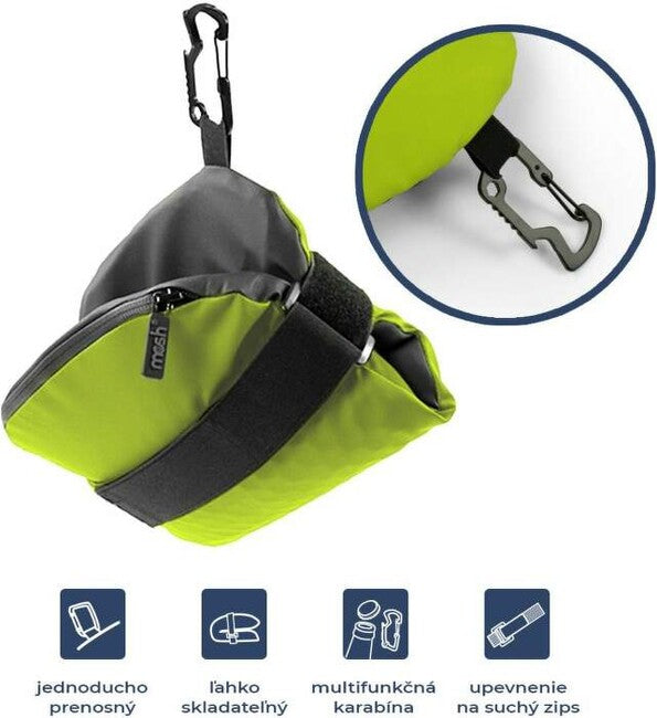 Mosh Kamper Outdoor- podsedak, limetkova/schwarz