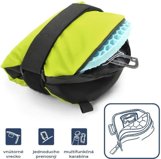 Mosh Kamper Outdoor- podsedak, limetkova/schwarz
