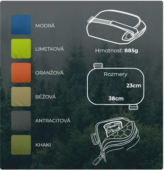 Mosh Kamper Outdoor- podsedak, limetkova/schwarz