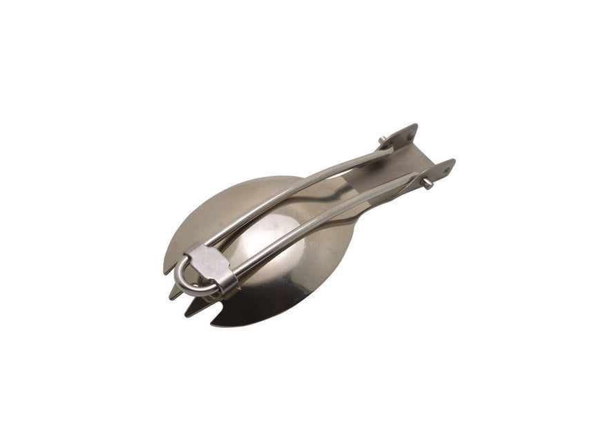 Baladeo PLR087 Folding Spoon Fork, Titanium