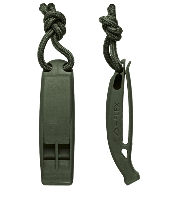 Mil-Tec Molle Tactical Whistle, Olive