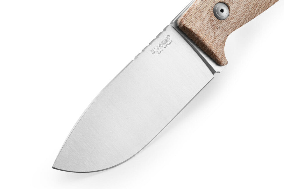 Lionsteel M3 Hunting Knife with Natural Canvas Handle, CVN