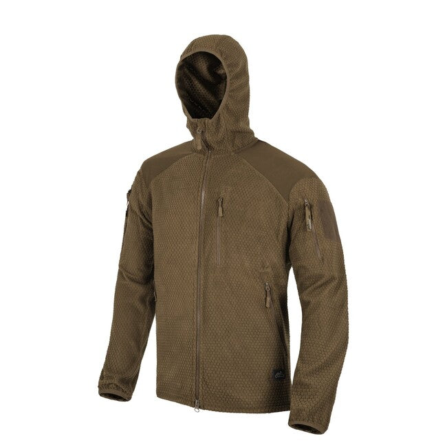 Helikon-Tex Alpha Hoodie Grid Fleece Shadow Grey
