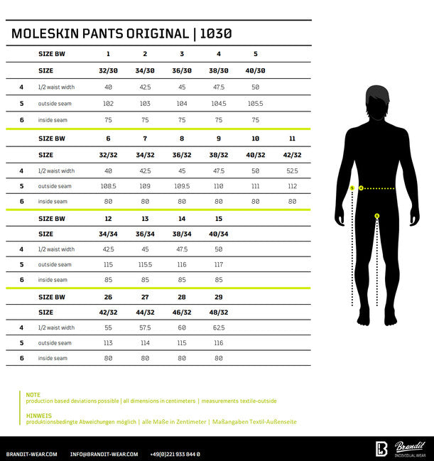 Brandit Moleskin Original-hose, oliv