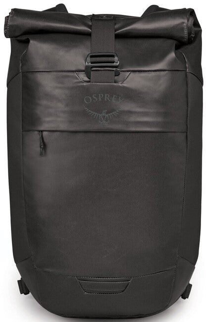 OSPREY TRANSPORTER ROLL TOP σακίδιο πλάτης αστικό, μαύρο