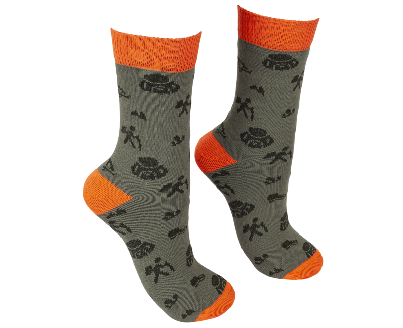 BENNON Bennonky Socks, Green/Orange