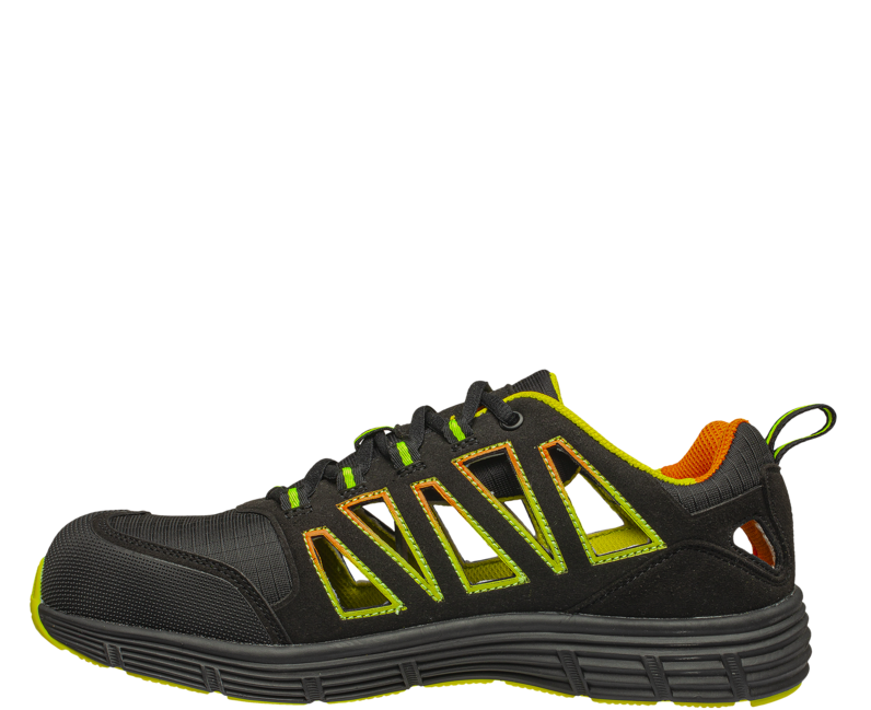 BENNON REBEL S1P ESD Low Sports Shoes, Green