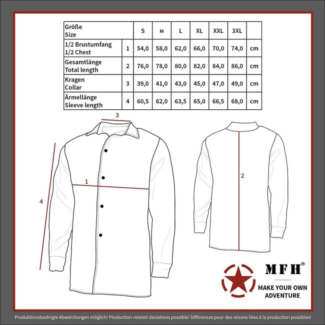 MFH Professional Attack Long Sleeve Shirt, Teflon Coated, Black