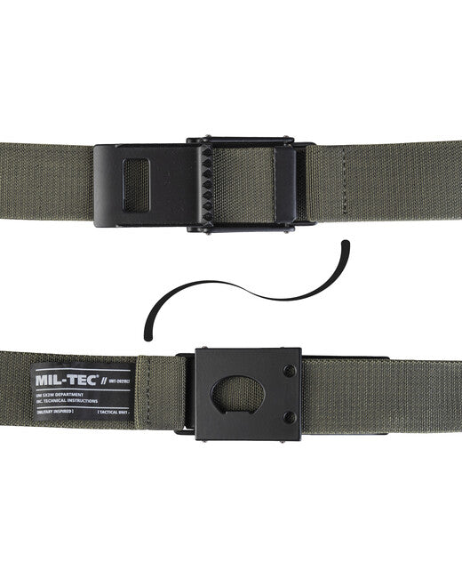 Mil-Tec Defense 'defense' flex gürtel 40mm oliv