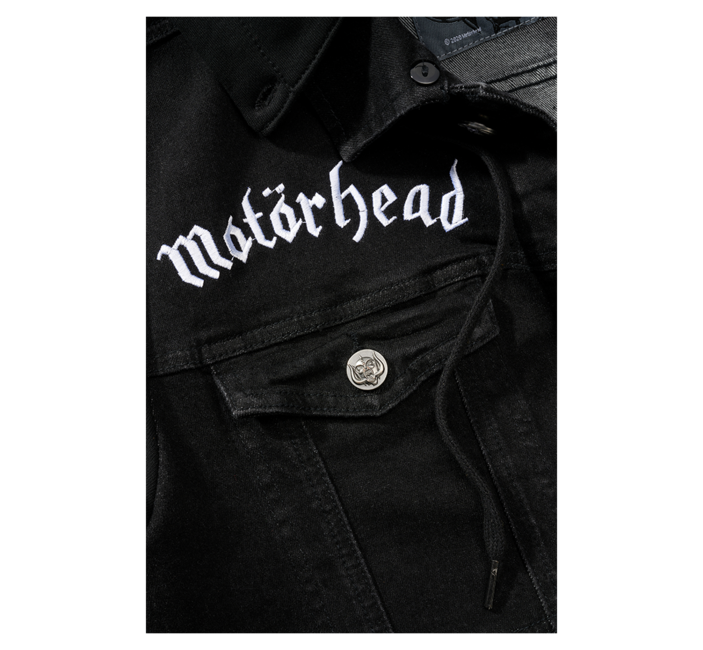 Brandit Motörhead Cradock Denim Jacket, Black