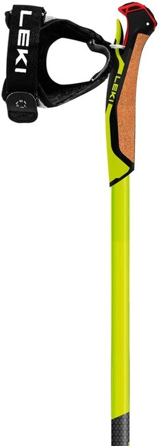 LEKI PRC 650 Ski Poles, Neon Yellow-Black