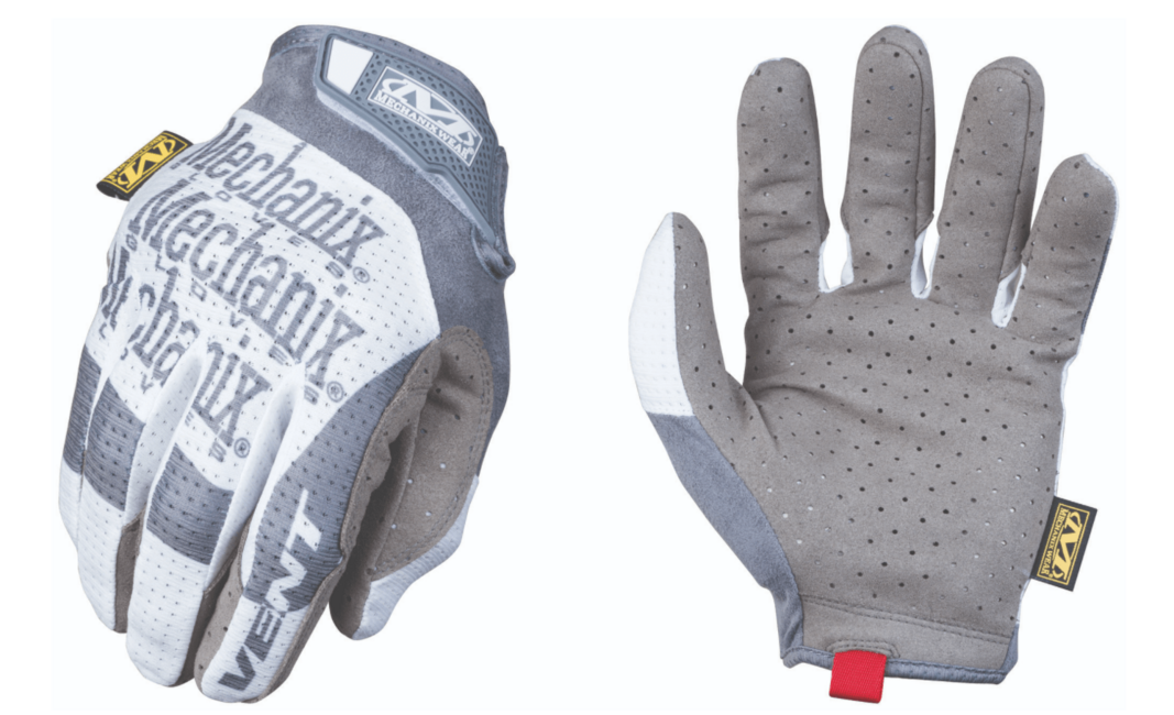 Mechanix Specialty Vent Work Gloves, Grey/White