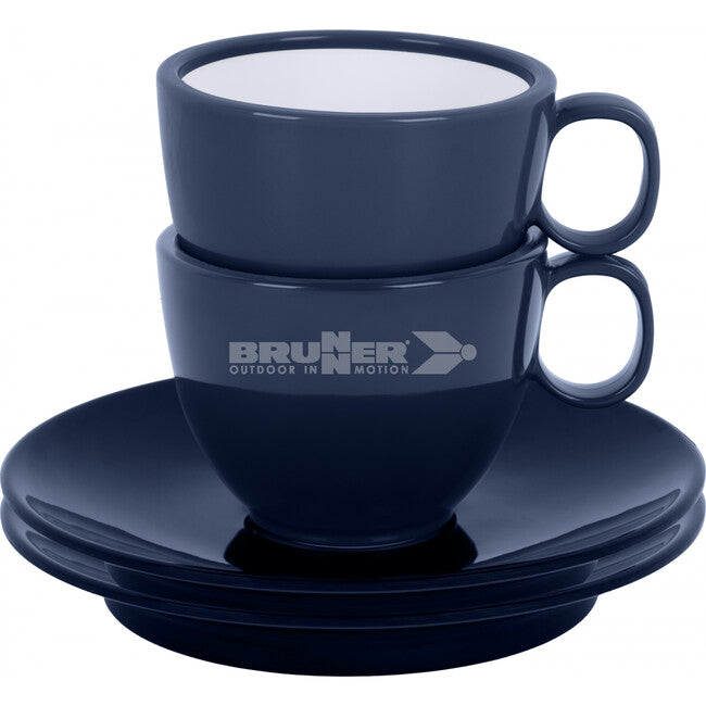 Brunner Coffee Cups 2pcs, Navy Blue