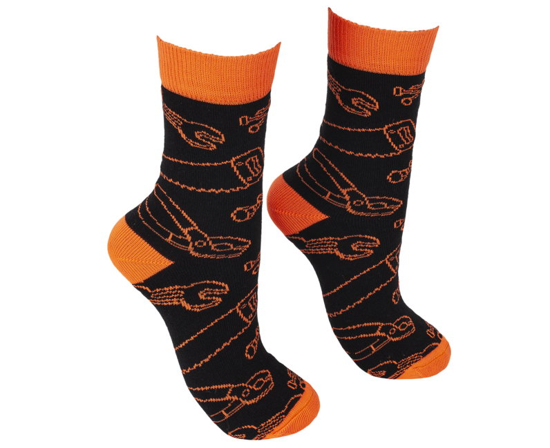 BENNON BENNONKY-socken, schwarz/orange