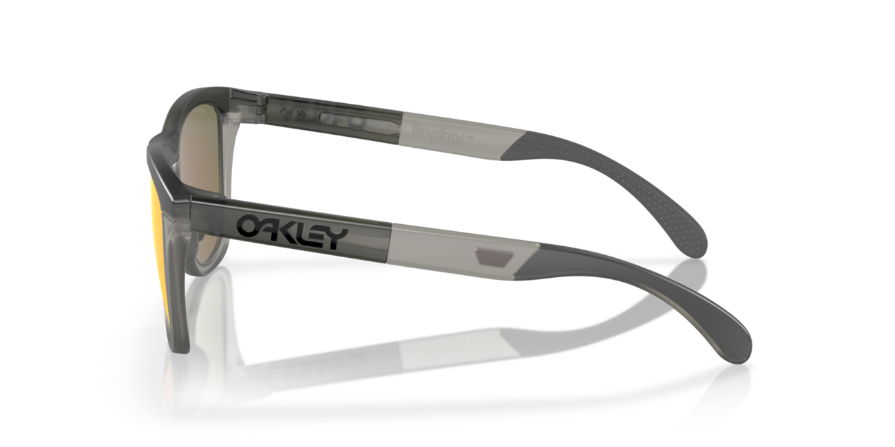 Oakley FROGSKINS RANGE Sonnenbrille mit Rahmen Matte Grey Smoke/Grey Ink und mit Dias Prizm Ruby 55