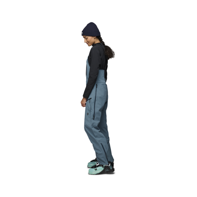 Black Diamond Recon Stretch Bibs παντελόνι γυναικείο με τράκες, creek blue
