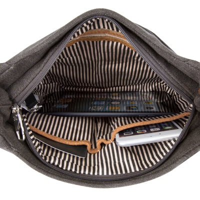 Travelon Heritage Hobo Bag, Grey