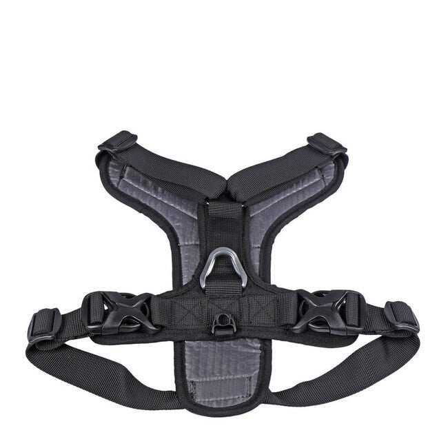 Mountain Paws Gepolstertes Hundegeschirr Hundegeschirr Medium, schwarz