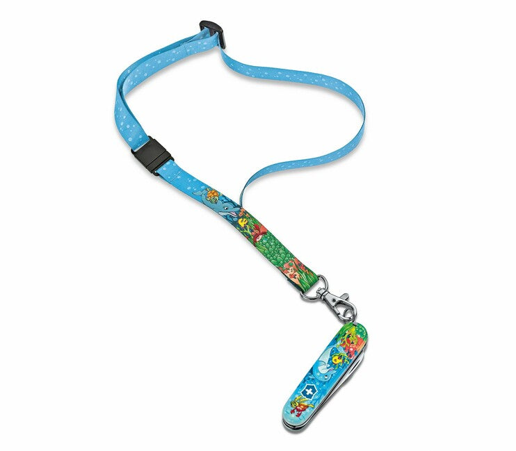 Victorinox My First Animal Edition Multi-Tool Knife for Kids, Dolphin Design, 9 Functions