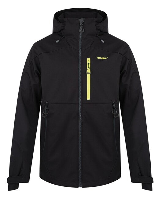 HUSKY Sauri men's softshell jacket, black