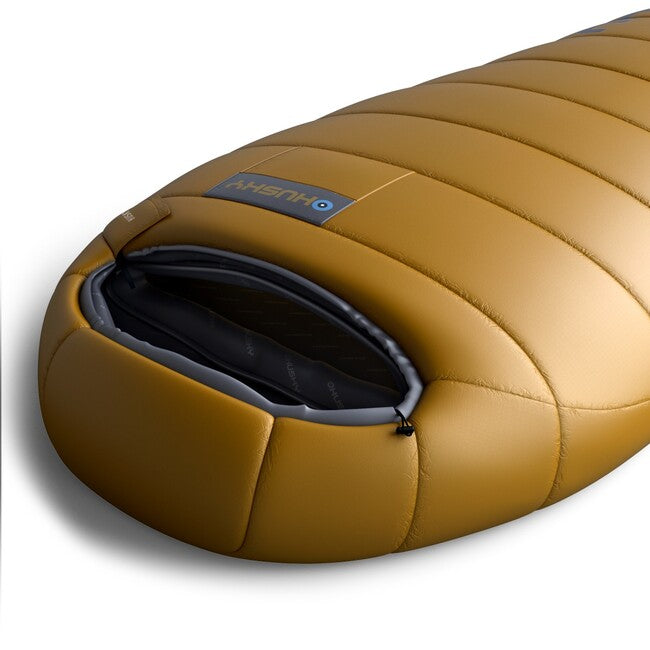 HUSKY Plus Synthetic Three-Season Extended Sleeping Bag -10°C, Mustard