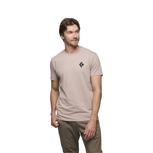 Black Diamond Equipment For Alpinist Μπλουζάκι Ανδρικό με Κοντό Μανίκι, Pale Mauve