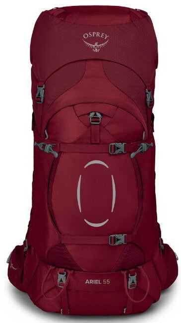 OSPREY ARIEL 55 II σακίδιο πλάτης τουριστικό, κρασί κόκκινο