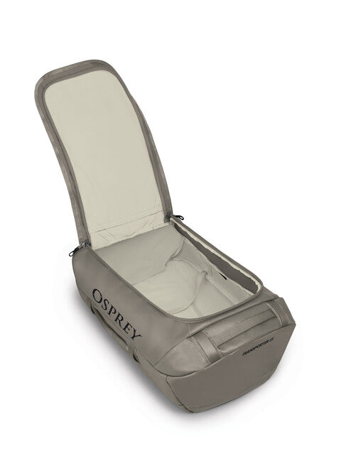 OSPREY TRANSPORTER 65 reisetasche, hellbrauner beton