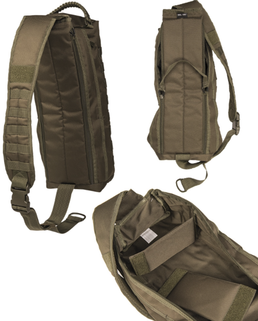 Mil-Tec Tanker Backpack Single Strap, Olive 15L