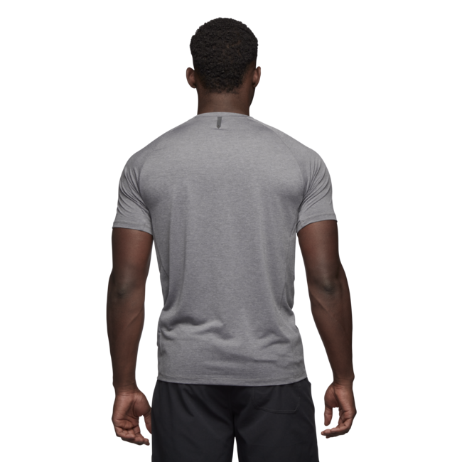 Black Diamond Lightwire Tech herren kurzarm-T-shirt, stahlgrau