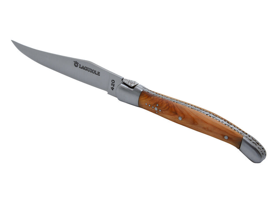 Laguiole DUB124 σετ 6 μαχαιριών steaks με λαβή από ξύλο κουνιπαριού
