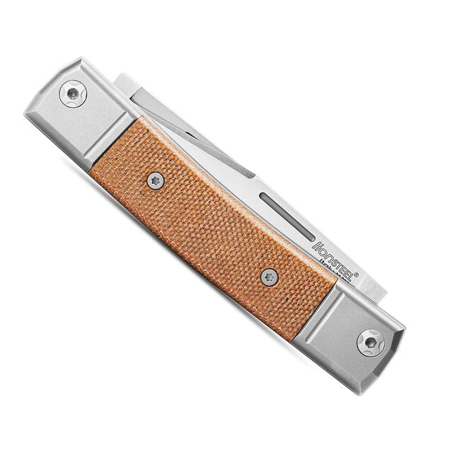 Lionsteel BestMAN BM13 CVN Folding Knife, M390 Steel, Dual Blade