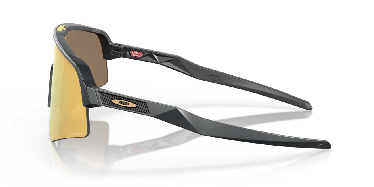 Oakley Sutro Lite Sweep Sunglasses, Matte Carbon Frame, Prizm 24K Lenses