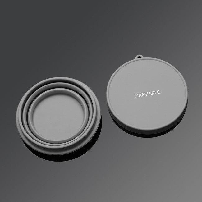 Fire Maple Collapsible Silicone Bowl 0.5L, Grey