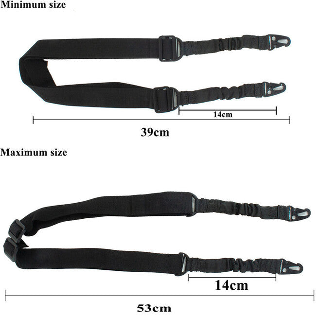 DRAGOWA Σ Sling, Μαύρο