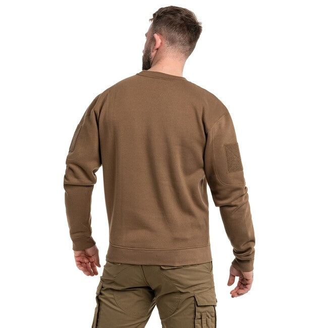 Mil-Tec Tactical round neck sweatshirt, dark coyote