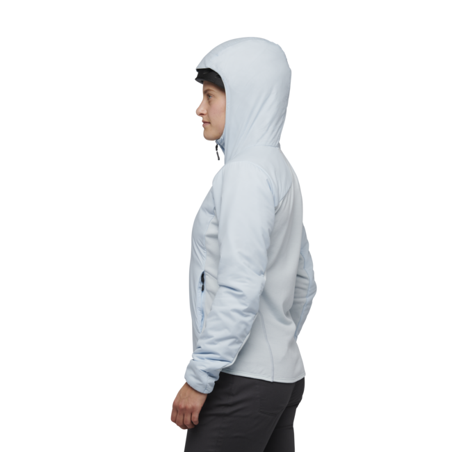 Black Diamond First Light Hybrid damen-Hybrid-Sweatshirt, Belay-Blau