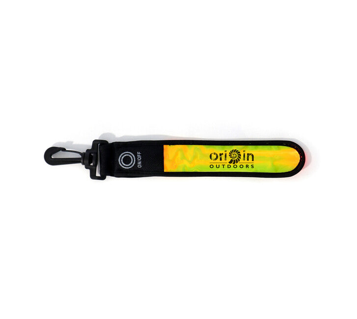 Origin Outdoors LED Keychain Reflective Green