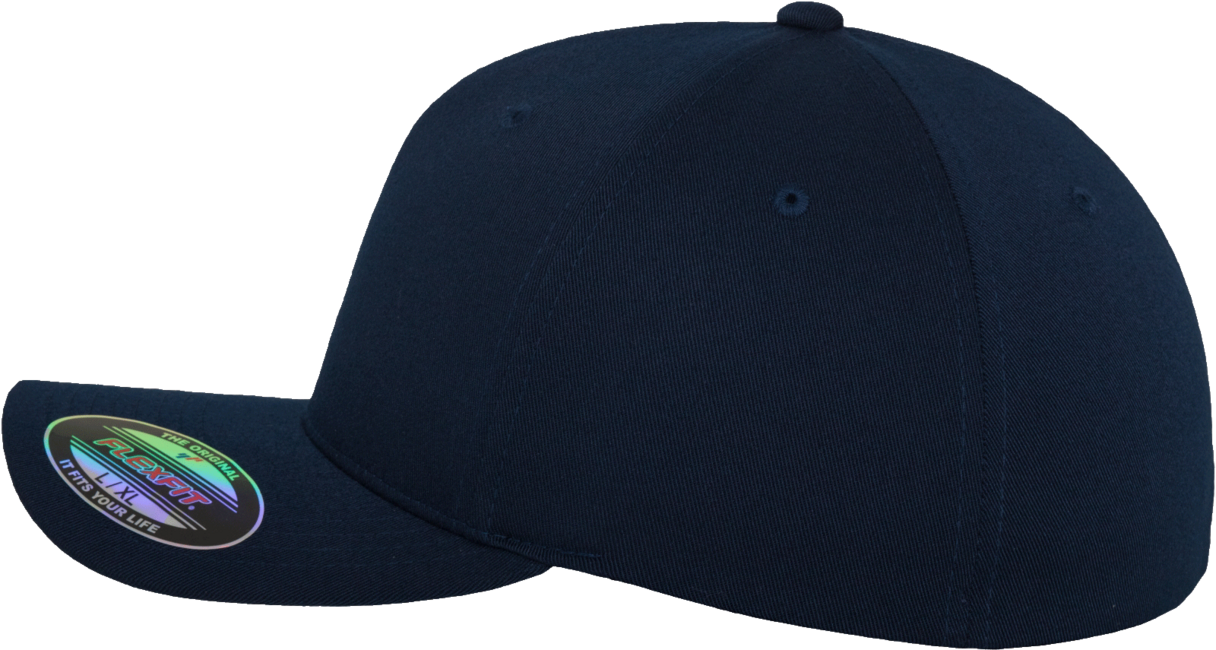 Brandit Flexfit 5 Panel Cap, Navy Blue