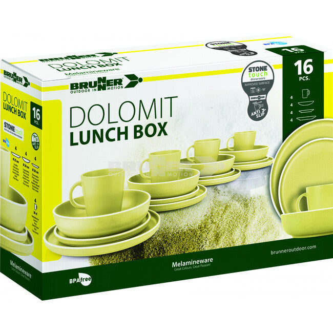 Brunner Lunch Box Dolomit Σετ Κατσαρόλας Κάμπινγκ, Κίτρινο