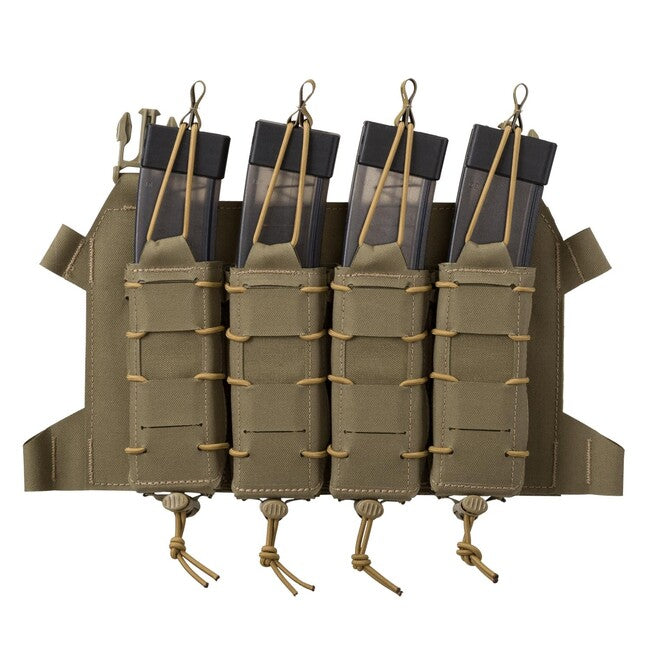 Direct Action® Leichtes Holster Für 4 SMG-Magazine, schwarz