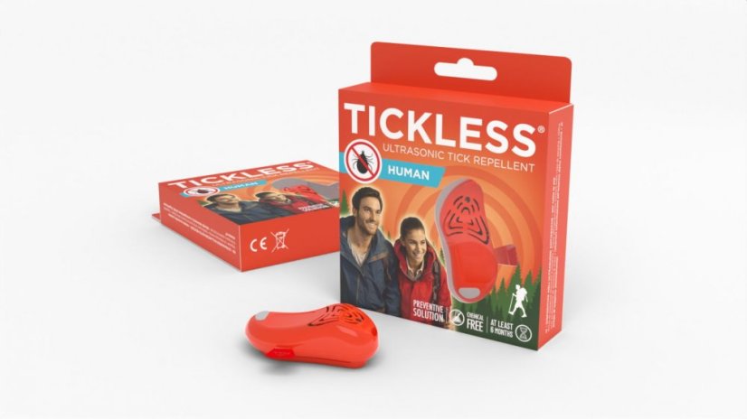 Tickless Human Ultraschall-Zeckenvertreiber , orange