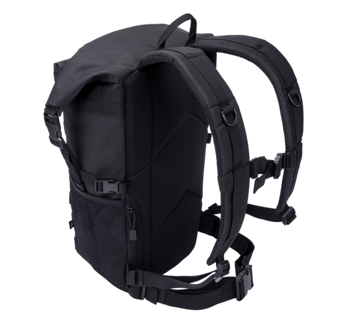 Brandit Cooper Rolltop Backpack 20L, Black