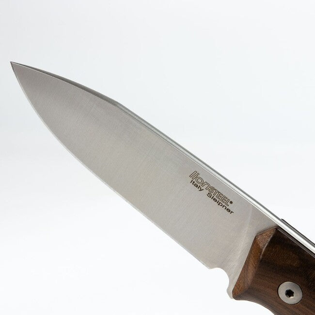 Lionsteel B35 Bushcraft Fixed Blade Knife, Sleipner Steel