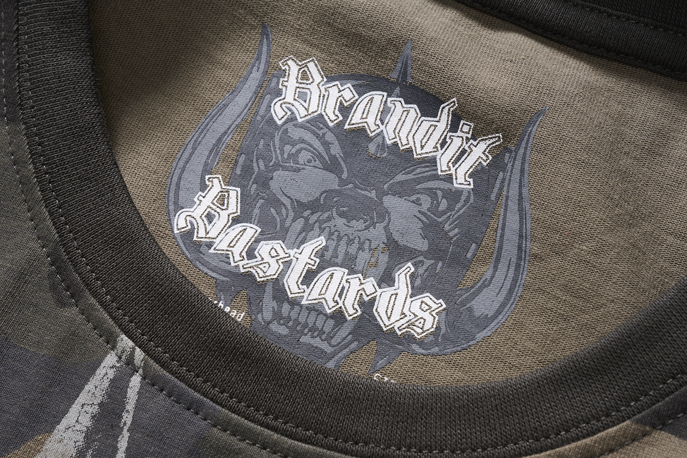 Brandit Motörhead T-shirt Warpig Druck, darkcamo