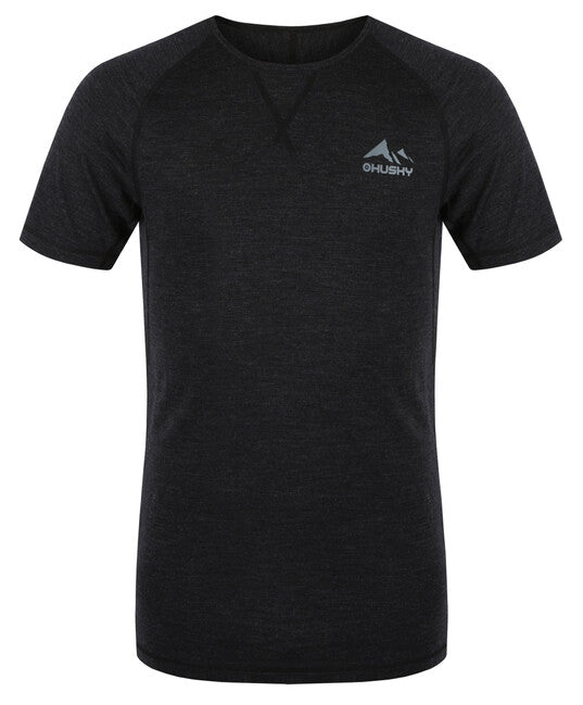 Husky Mersa Merino T-Shirt, Black