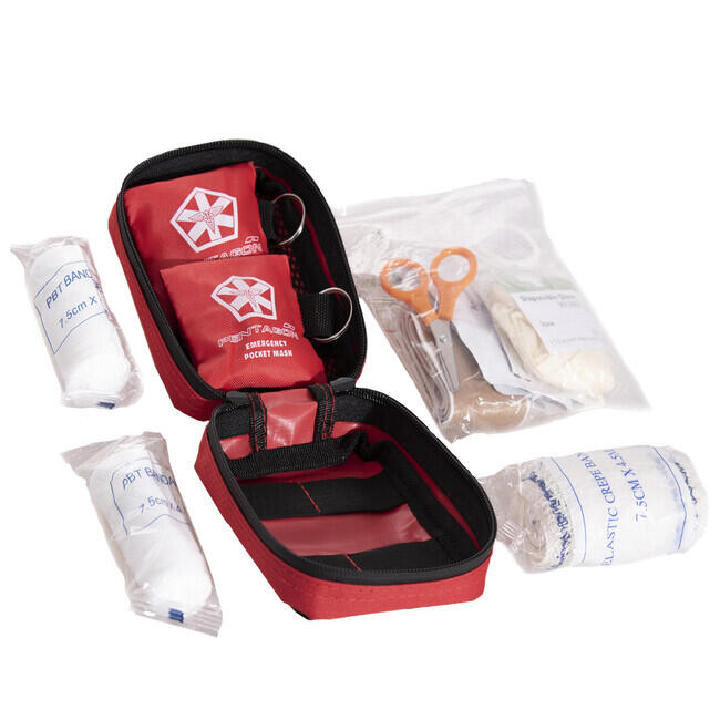 Pentagon Hippokrates First Aid Kit, Red
