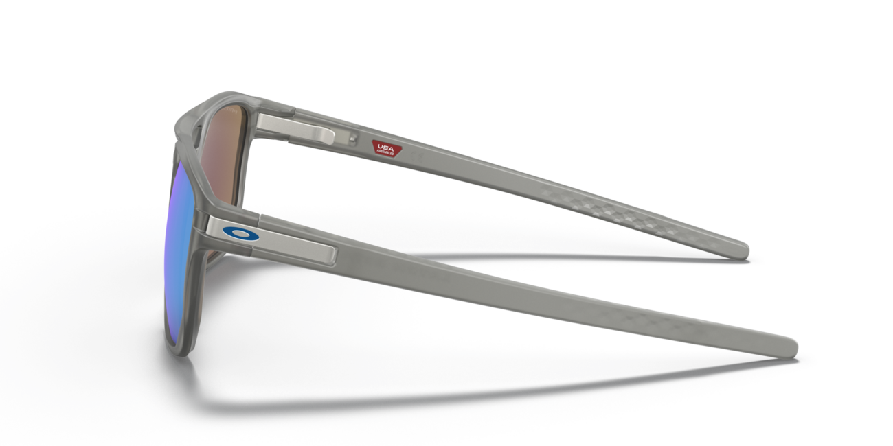 Oakley LATCH BETA Sunglasses, Matte Grey Ink Frame, Prizm Sapphire Iridium Polarized, 54