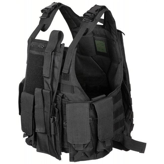 MFH Ranger Vest, Multiple Pockets, Black