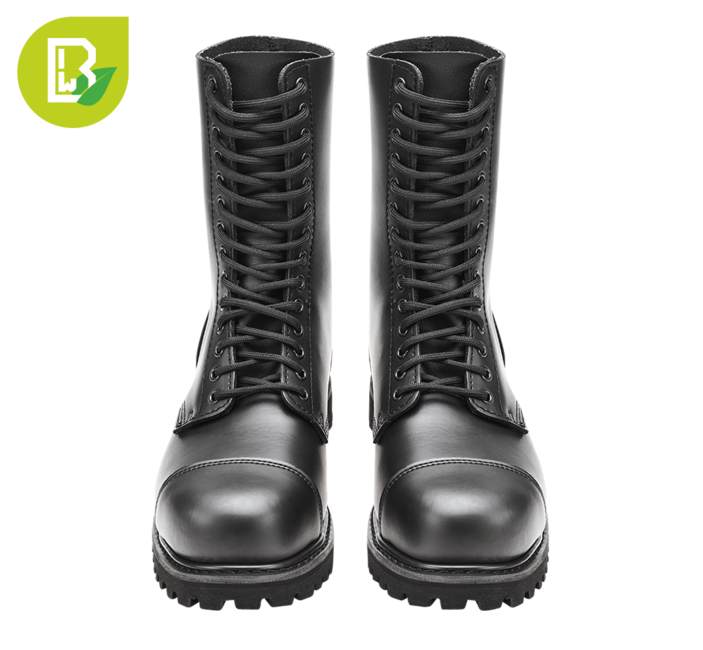 Brandit Vegantom 14 Eyelet Boots, Black